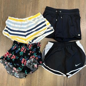 LOT of 4 shorts - NIKE, Hollister, Nordstrom, Target All In Motion